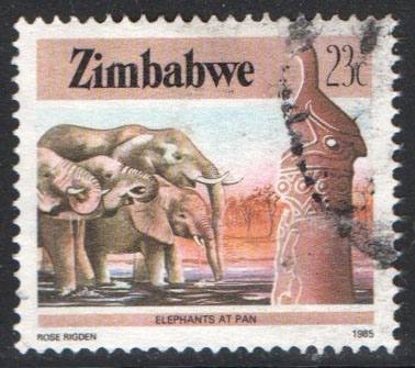 Zimbabwe Scott 505 Used
